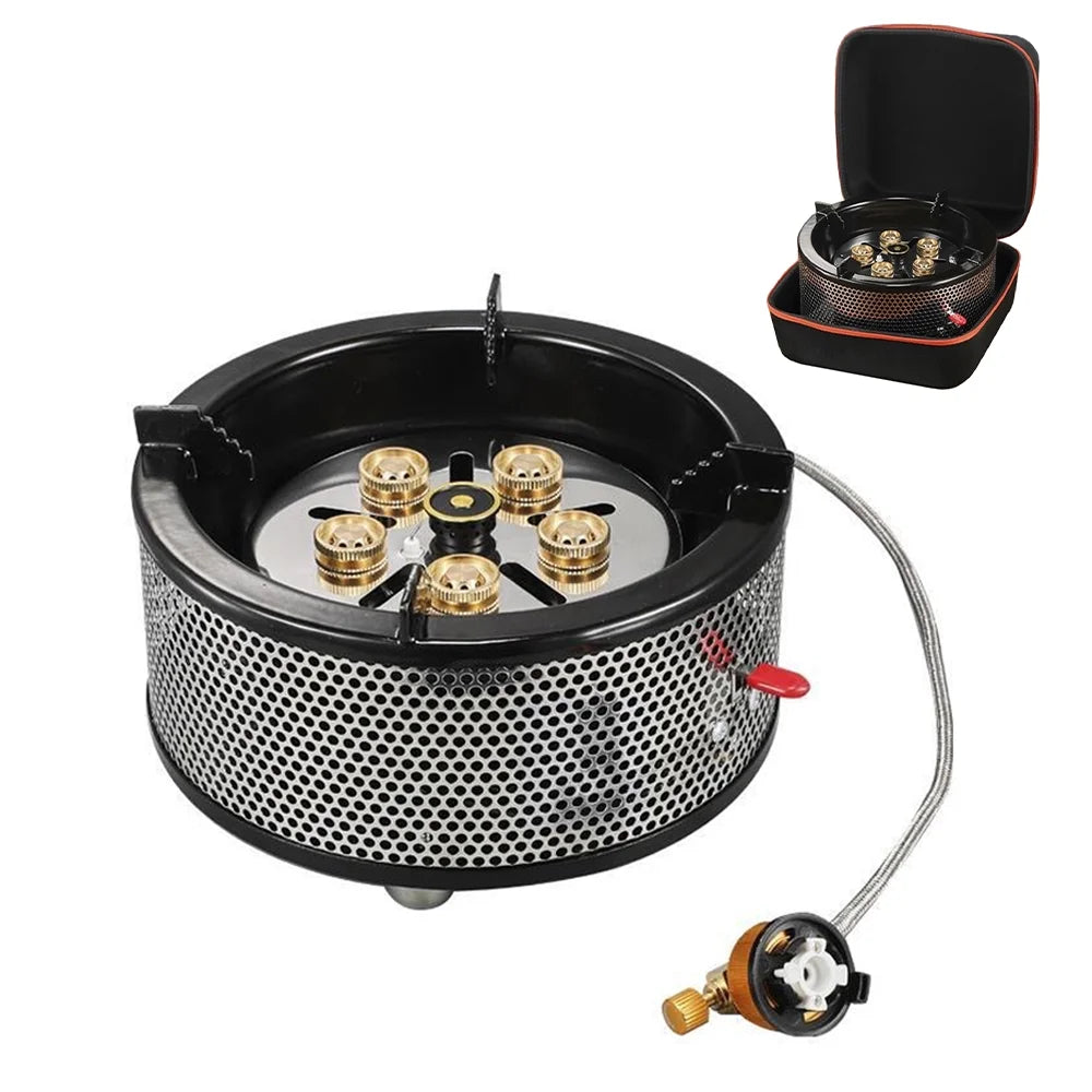 Nebublu Outdoor Stove,Stove Compatible Various Compatible Various Tanks Windshield Carry Stainless 11000W Windshield Carry Burners 11000W Windshield Propane Stove Burners Stove Burners 11000W