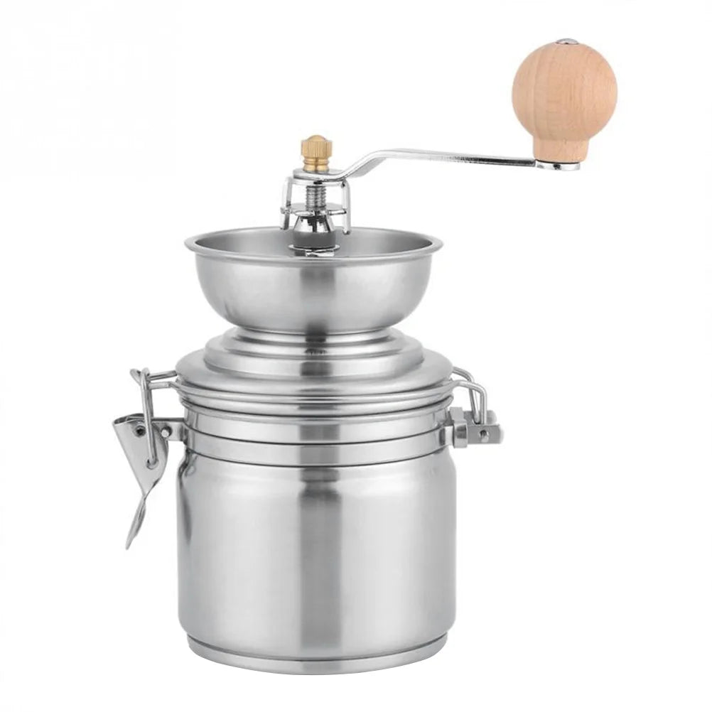 OUNONA Grinder Coffee Manual Bean Mills Stainless Steel Machine Metal Hand Conical Burr Kitchen Tool