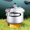 Aluminum Cooker Classic Cooker Slow Cooker Pressure Canner for Camping Outdoor 22cm