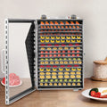 18 Trays Dryer Commercial Food Dehydrators 600W Stainless Steel Drying Machine