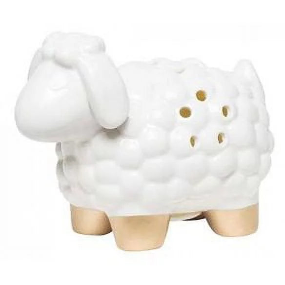 C.R. Gibson Porcelain Night Light, Sheep