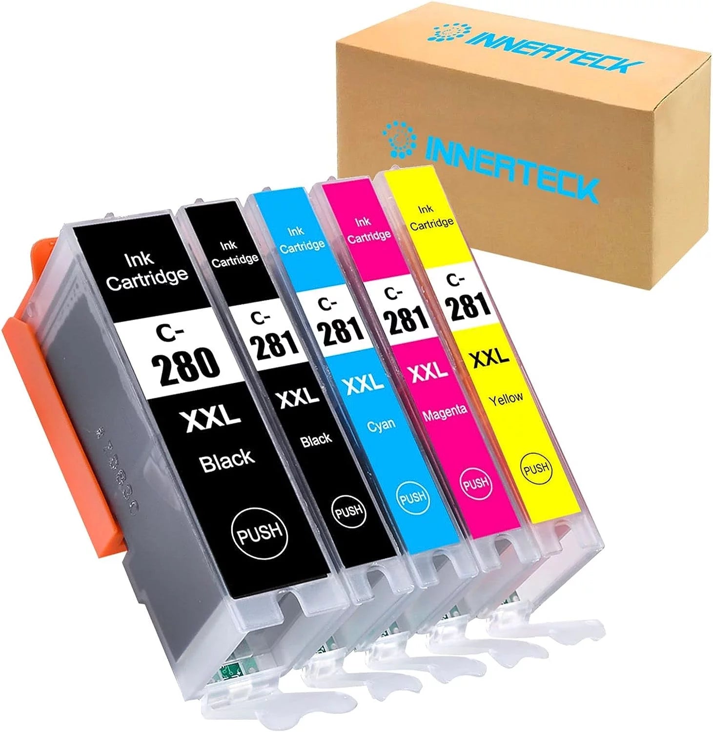 Compatible Ink Cartridge Replacement 280 281 PGI-280XXL CLI-281XXL for Canon Pixma TR8520 TR7520 TR8620