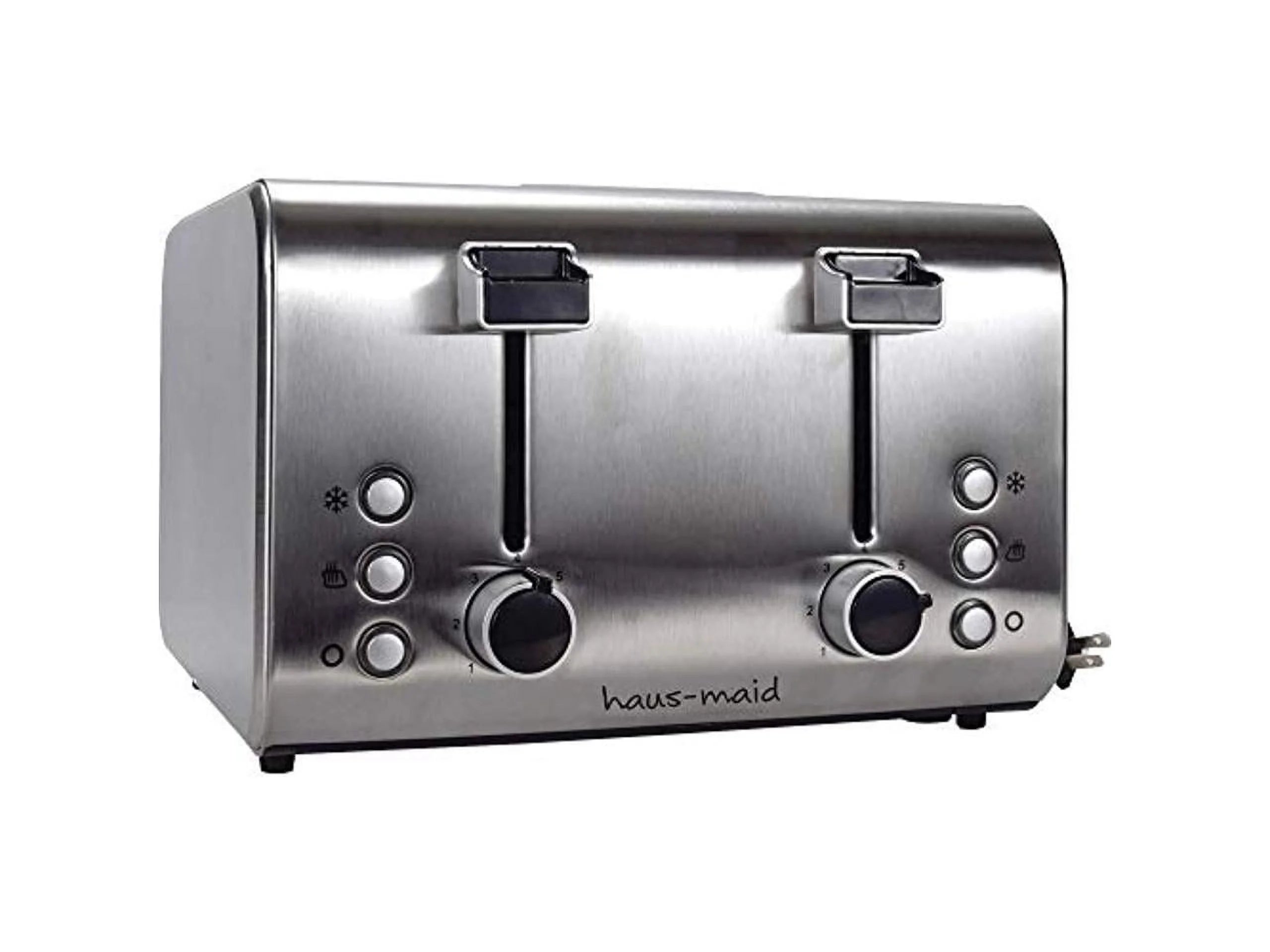 Coffee Pro  Stainless Steel Haus-Maid 4-Slice Toaster, Gray