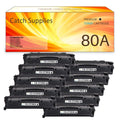 80A | CF280A Black Toner Cartridge CF280AD1 Replacement for HP Pro 400 Pro MFP M425dn Pro 400 M401n M401dne M401dw M401dn Printer Ink (10-Pack)
