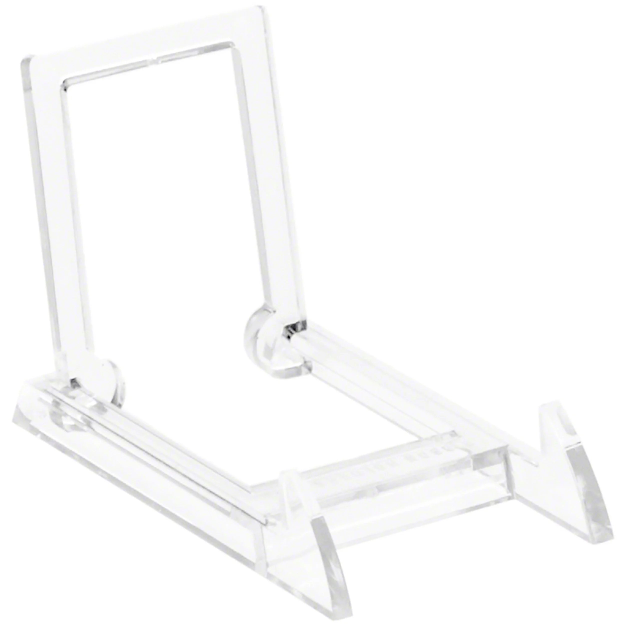 Gibson Holders MINI Clear Adjustable Acrylic Display Easel, 2 W x 2.25 H, Pack of 3