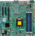 Supermicro X10SLL+-F Server Motherboard - Socket H3 (LGA 1150) - Intel Xeon E3-1200 v3/v4 - Intel C222 Express PCH - DDR3 ECC 1600MHz - micro ATX