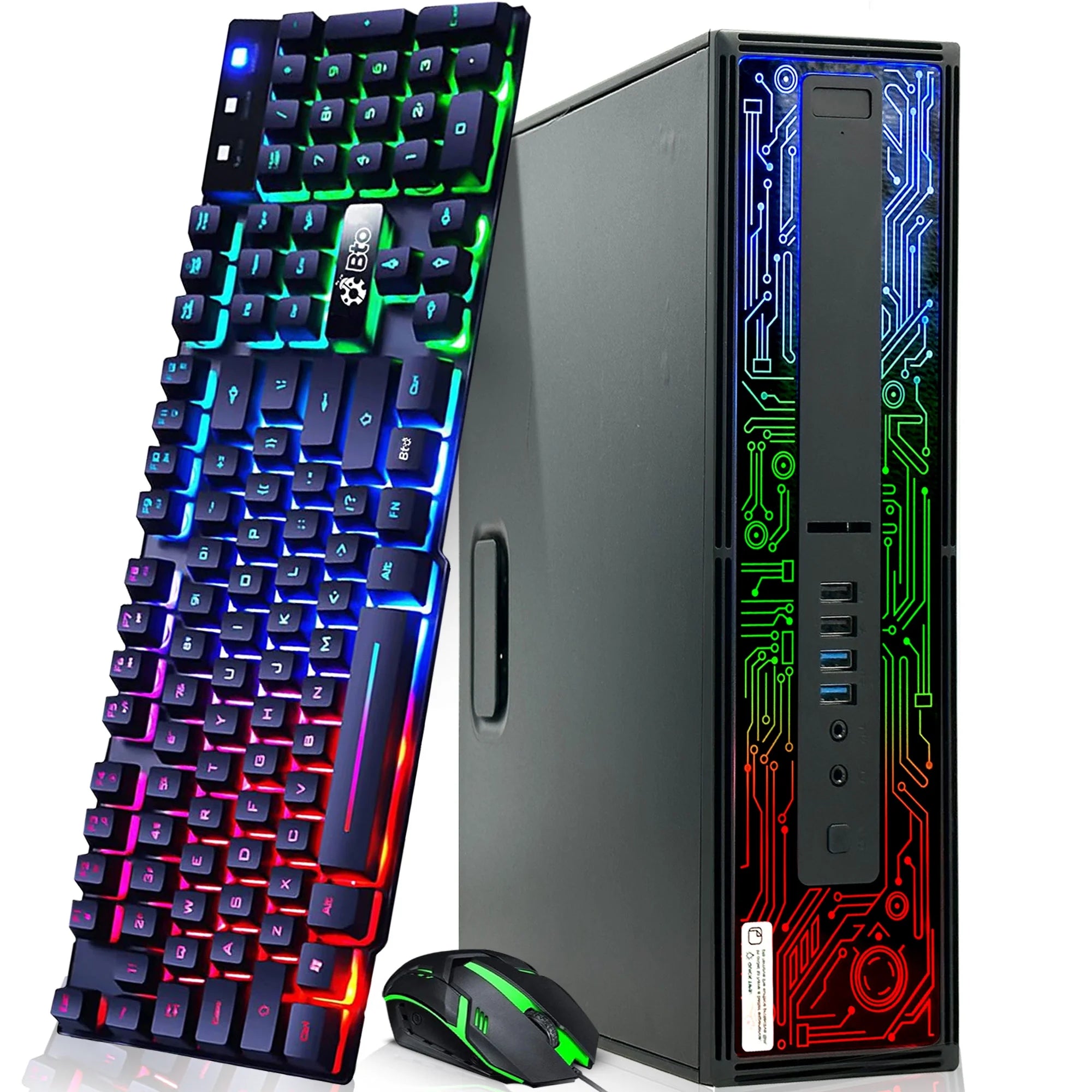 Restored HP ProDesk RGB SFF Desktop PC Intel i7-6700, 16GB Ram 1TB SSD, Built-in Wi-Fi, BTO RGB Keyboard & Mouse, Windows 10 Professional (Refurbished)