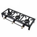 WSYW Portable Camping Stoves 3 Burner Iron Propane Gas LPG Outdoor BBQ Cooker