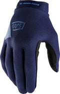 100% Ridecamp Gloves - Navy/Slate, Full Finger, Women's, Large