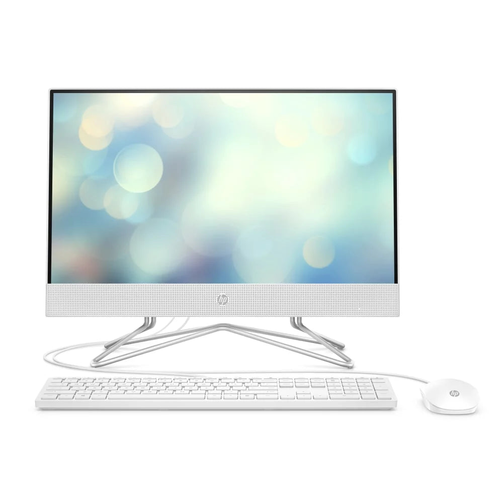 Restored HP 22-dd0046 21.5 FHD All-in-One Desktop AMD Athlon Silver 3050U 2.3GHz 4 GB RAM 256GB SSD Windows 11 DVD-RW(Refurbished)