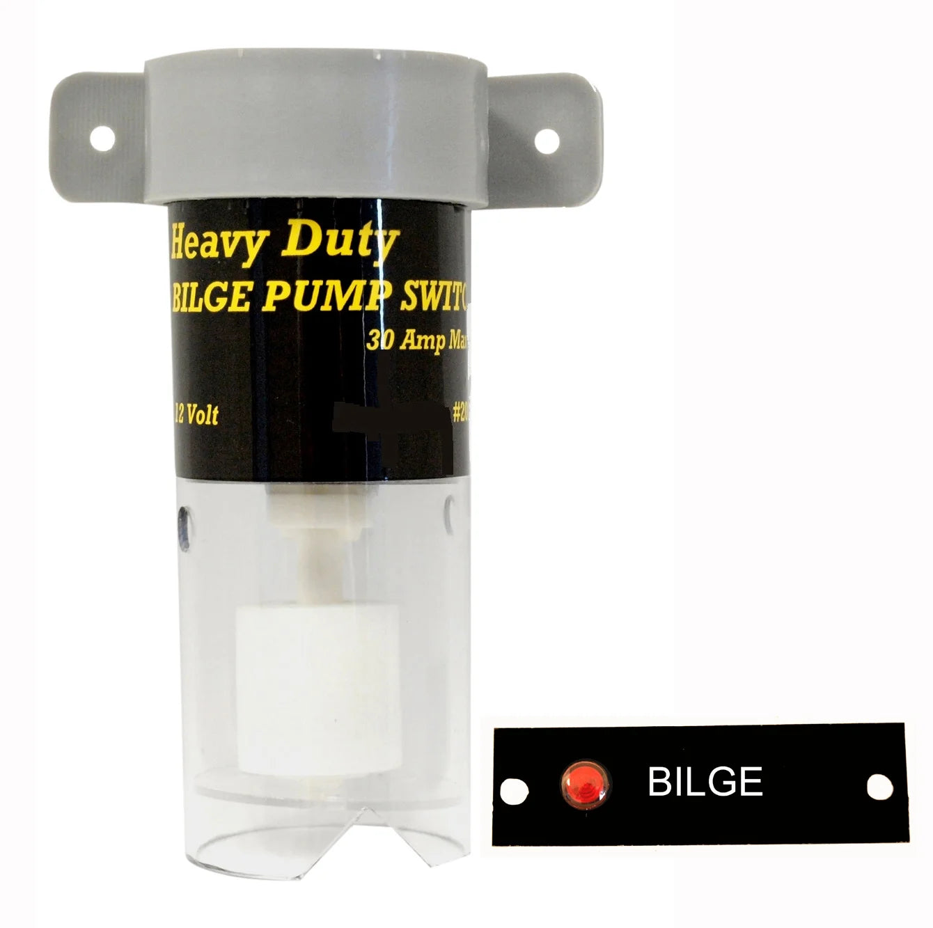 Heavy Duty Bilge Pump Switch, 12 volt, 30 amp
