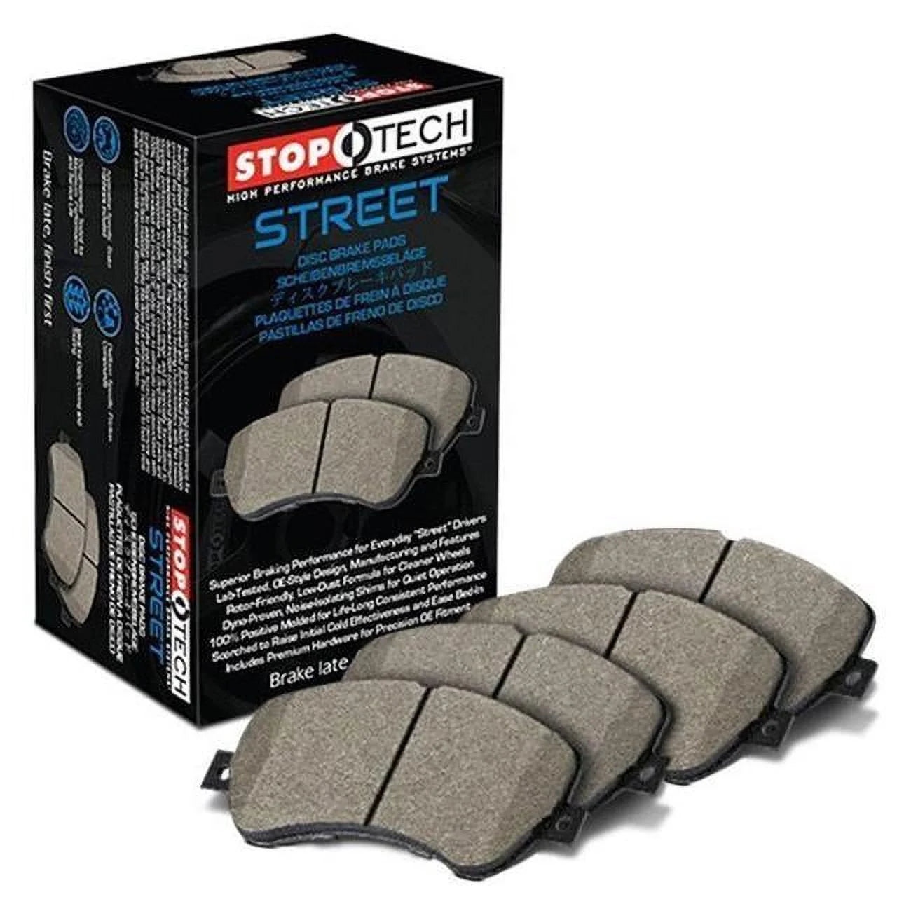 StopTech Street Touring 04-08 Cadillac XLR/XLR-V / 97-10 Corvette Front Brake Pads