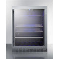 Summit Appliance  24 in. ADA Compliant Wide Built-in Beverage Cooler, Black