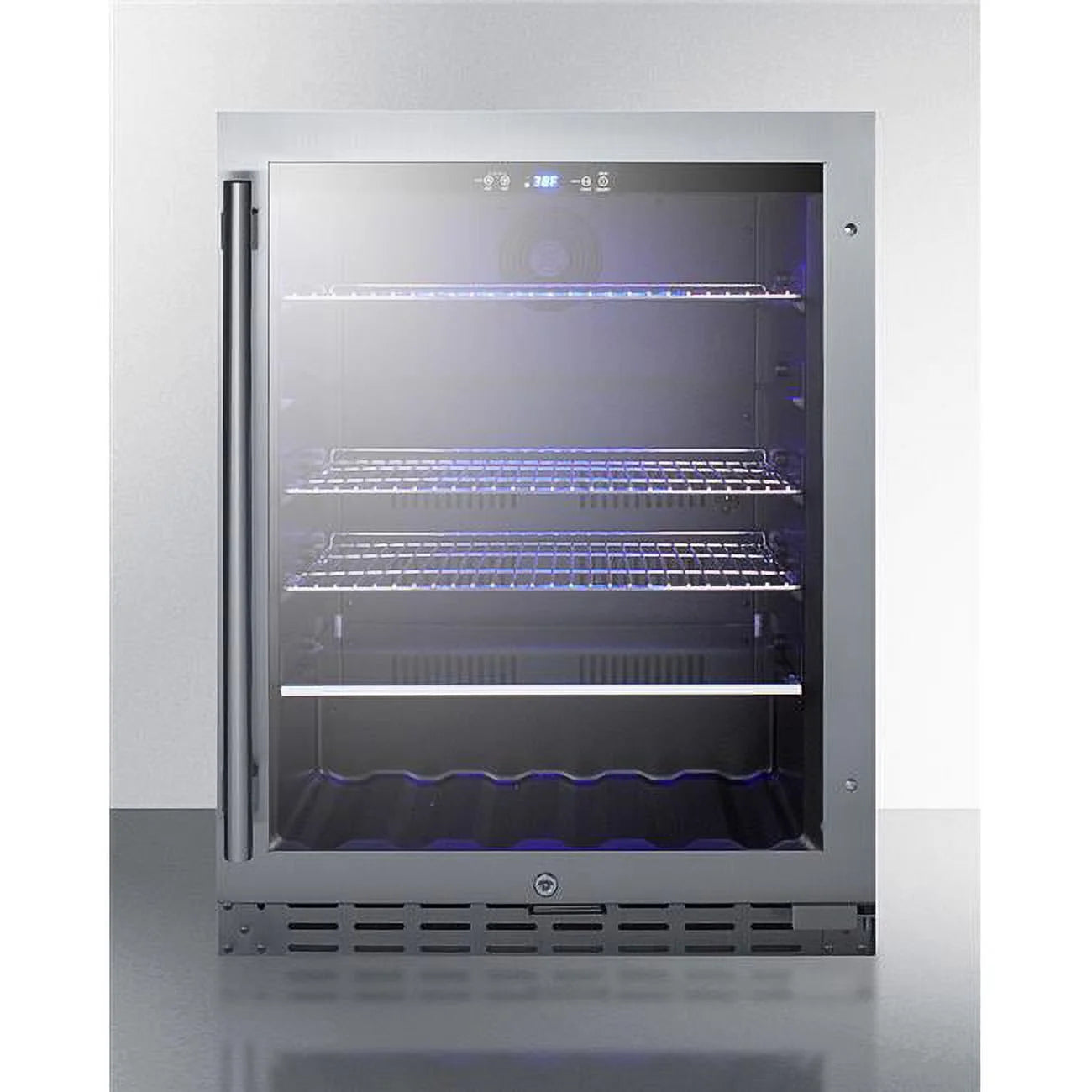 Summit Appliance  24 in. ADA Compliant Wide Built-in Beverage Cooler, Black