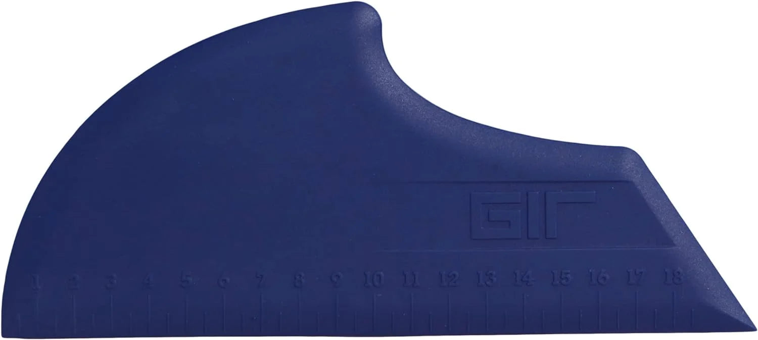 Get It Right Premium Silicone Pan Scraper - Heat Resistant Kitchen Scraper, Cutter, Chopper Perfect For Dough, Pasta, Cake, Bread, And More - 8 IN, Navy