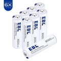 EBL Lithium AA Batteries (8 Pack), Double A Batteries 3000mAh 1.5V with Storage Box