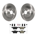 Transit Auto - Rear Disc Brake Rotors And Semi-Metallic Pads Kit For Ford Fusion Lincoln MKZ K8A-100864