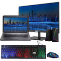 Restored 13.3 Inch Laptop HD Screen, Core i3 5th Gen Processor, 8GB DDR3 RAM, 120GB SSD, MTG New 27 Inch 165HZ Gaming Inch Monitor, Inbuilt Webcam, HDMI, Wi-Fi, Bluetooth, Windows 10 Pro (Renewed)