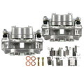 Teledu 2pcs Brake Calipers Front LH+RH For Jeep 1999-2004 Grand Cherokee WJ w/ Bracket