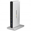 StarTech.com Dual Monitor USB 3.0 Docking Station w/ DVI to VGA & HDMI Adapters, 5x USB 3.0 & Audio - Vertical DVI Dock for Mac & Windows (USB3SDOCKDD)