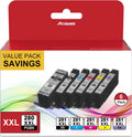 PGI-280XXL/CLI-281XXL Canon Ink 280 281 Replacement Canon TR8620 Ink Cartridges High Page Yield Work PIXMA