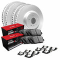 R1 Concepts Wduh2 67050 R1 Brake Rotors Carbon Coated W/ Optimum Oe Pads & Hdw Fits select: 2005-2007 INFINITI G35, 2006-2009 NISSAN 350Z