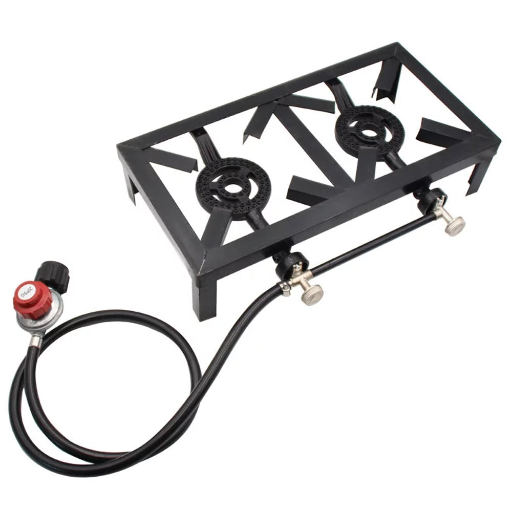 Dazzduo Outdoor furnace,Iron Stove Patio Outdoor Propane Burner Propane Burner Iron Outdoor Outdoor Propane Stove Patio BBQ Patio BBQ (US Burner Iron Stove