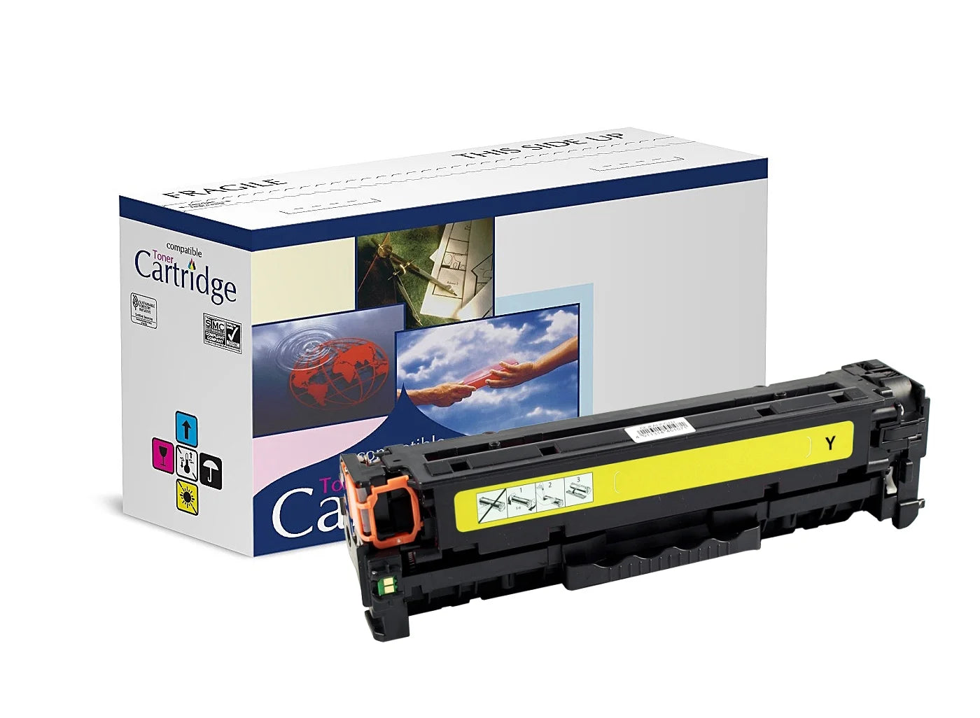 Responsible Toner replacement for HP Color LaserJet CP 2020 / CP 2025 / CM 2320 OEM CC532X