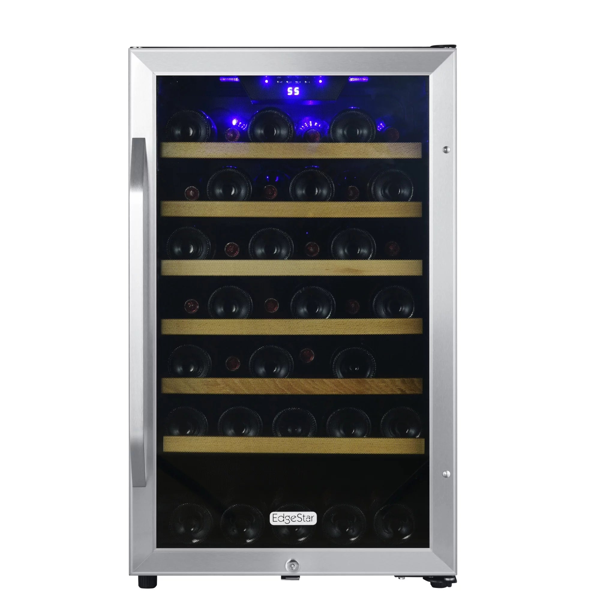 Edgestar Cwf440sz 20 Wide 44 Bottle Capacity Free Standing Wine Cooler - Stainless Steel