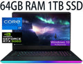 MSI GE76 Raider 17 Gaming Laptop, 11th Gen Intel Core i7-11800H 8-Cores Processor, NVIDIA GeForce RTX 3060 6GB GDDR6 Graphics, 64GB DDR4 1TB PCIe SSD, 17.3 Thin Bezel FHD Display, Windows 10 Pro