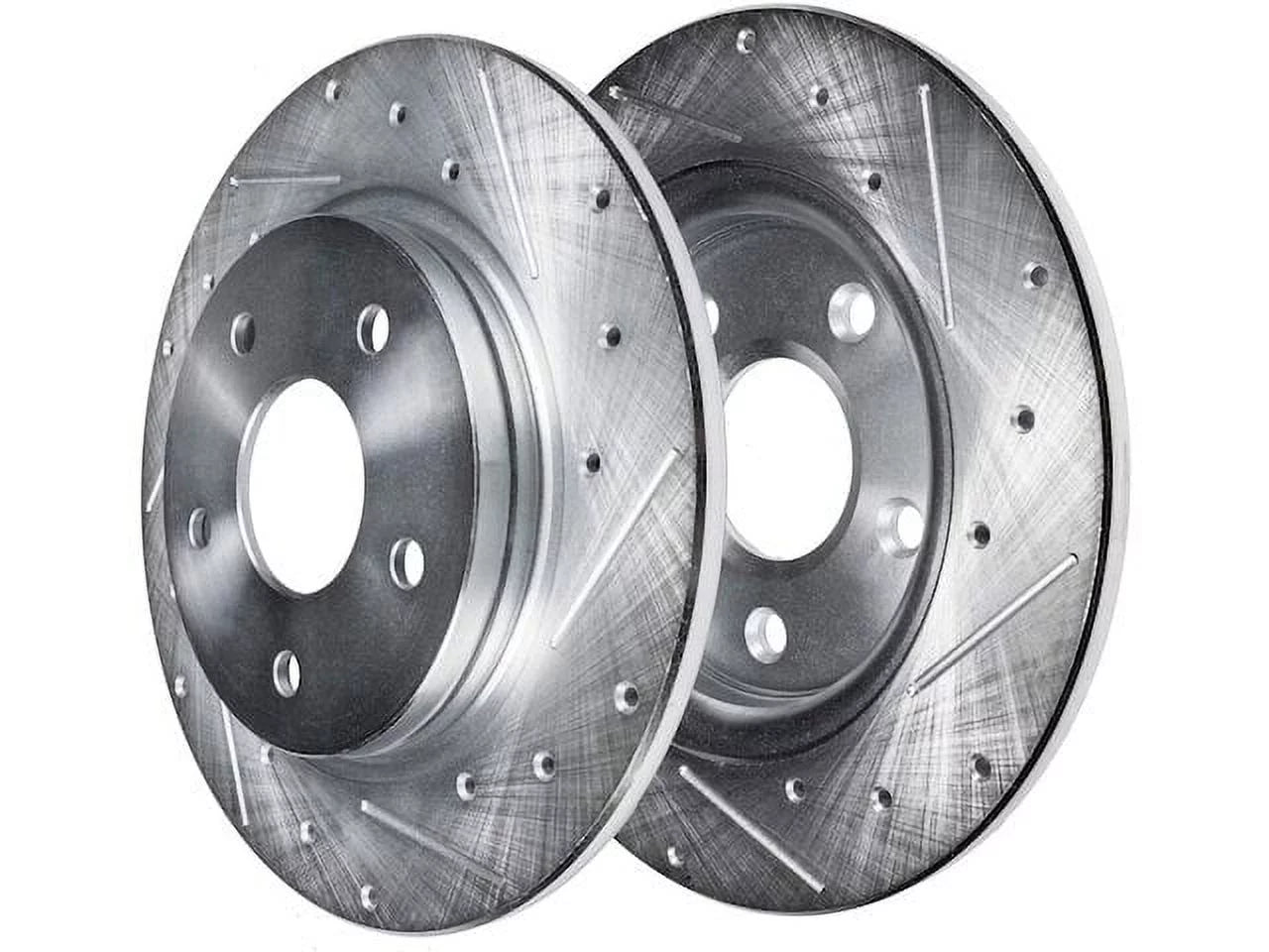 Rear Brake Rotor Set - Compatible with 2015 Honda Civic