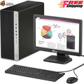 Restored HP G4 Desktop Tower PC Intel Hexa Core i7 8700 8th Gen. upto 4.60GHz Processor, 32GB DDR4 Ram, 1TB NVMe M.2 SSD, New 24 FHD LED Monitor, WiFi, Windows 11 Pro Computer (Refurbished)