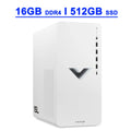 HP Victus 15L Premium Gaming Desktop Computer 12th Generation Intel Hexa-core i5-12400 Processor 16GB DDR4 512GB SSD Geforce RTX 3050 8GB Graphic Bluetooth USB-C 5.1 Surround Sound Win11 Silver