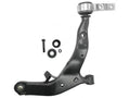 Front Left Lower Control Arm and Ball Joint Assembly - Compatible with 2003 - 2007 Nissan Murano 3.5L V6 2004 2005 2006