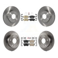 Transit Auto - Front Rear Ceramic Pads And Disc Brake Rotors Kit For Honda Civic Acura RSX K8A-102010