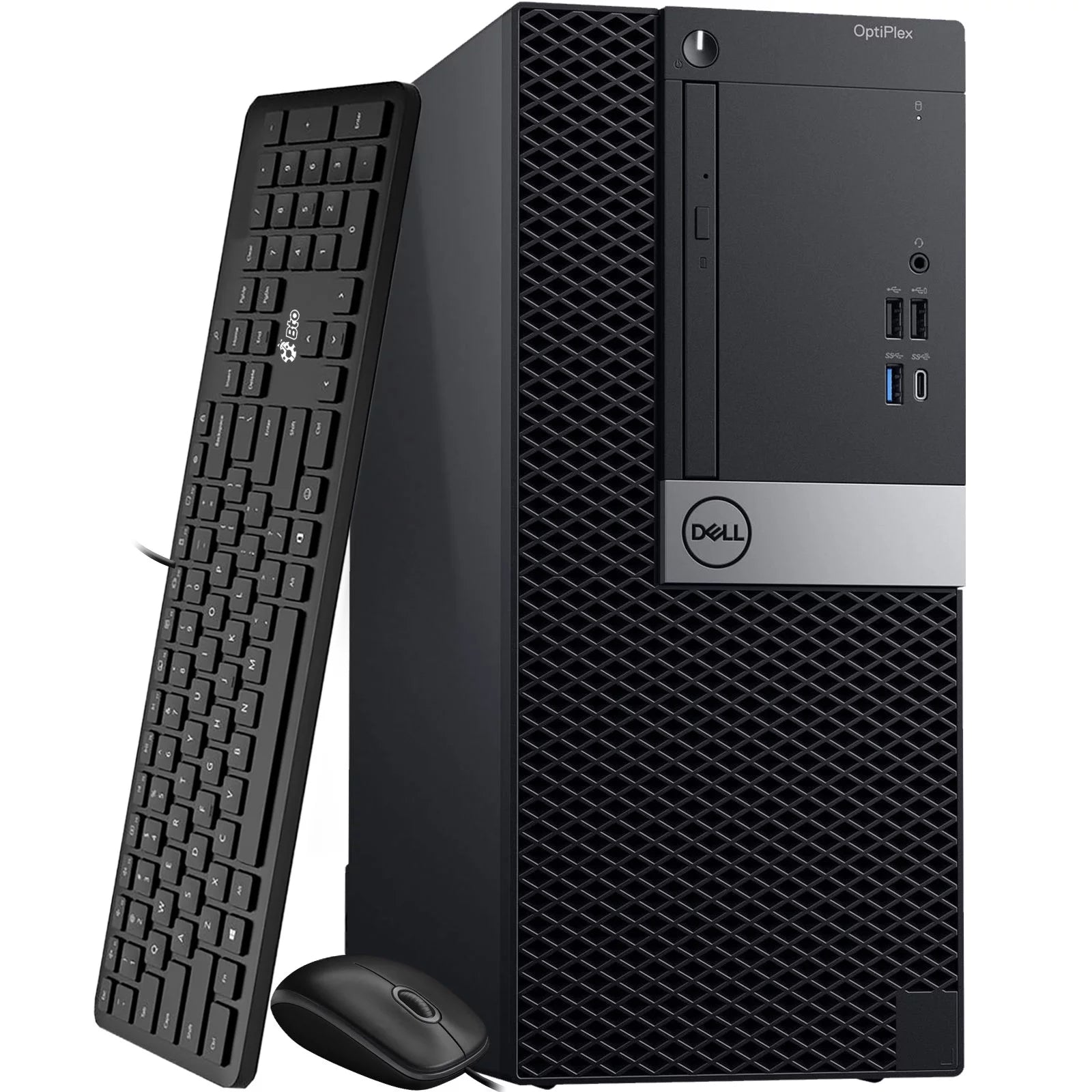 Restored Dell OptiPlex Desktop Computer PC Tower Intel Core i7-8700 Processor, 8GB DDR4 RAM, 256GB SSD, Bto Keyboard & Mouse, Wi-Fi Windows 11 (Refurbished)