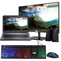 Restored 13.3 Inch Laptop HD Screen, Core i3 5th Gen Processor, 8GB DDR3 RAM, 120GB SSD, MTG New 22 Inch Monitor, Inbuilt Webcam, HDMI, Wi-Fi, Bluetooth, Windows 10 Pro (Renewed)