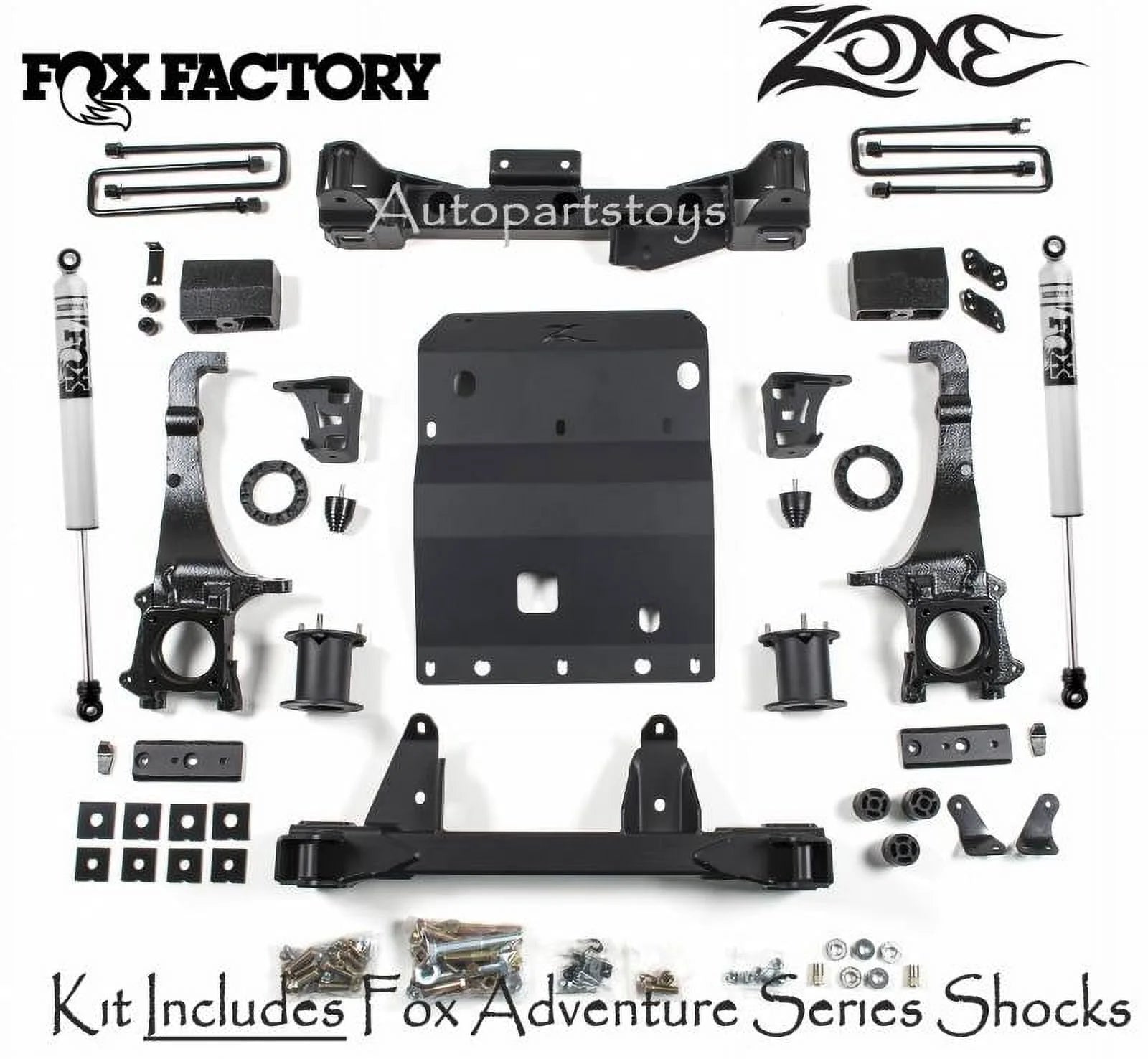 ZoneOffRoad 2016-2020 Fits Toyota Tacoma 4WD 6 Suspension System with Fox Shocks T7F
