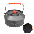 AOTU Outdoor Cooking Accessory: Portable Coffee Pot, 1.6L Teakettle with Locking Handle for Adventures.
