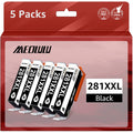 280XXL Ink Cartridge Replacement for Canon PGI-280XXL PGI 280 XXL Compatible with PIXMA TR7520 TR8520 TS6120 TS6220 TS8120 TS8220 TS9120 TS9520 TS9521C Printer (5 PGBK)