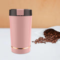 coffee grinder,Coffee Grinder Electric Coffee Bean Grinder Mill,Coffee Grinder Grind Settings Spice Grinder,Coffee Beans Conical Burr Coffee Grinder,Spice Beans Grinder Cordless Coffee pink