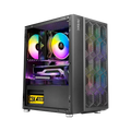 KLY Ninja - Gaming Desktop PC, AMD Ryzen 3 4100 (Zen 2) Quad-Core 3.8 GHz, GTX 1650 4GB GDDR6, 16GB RAM DDR4 2999, 500 GB SSD, RGB, Windows 11 Home