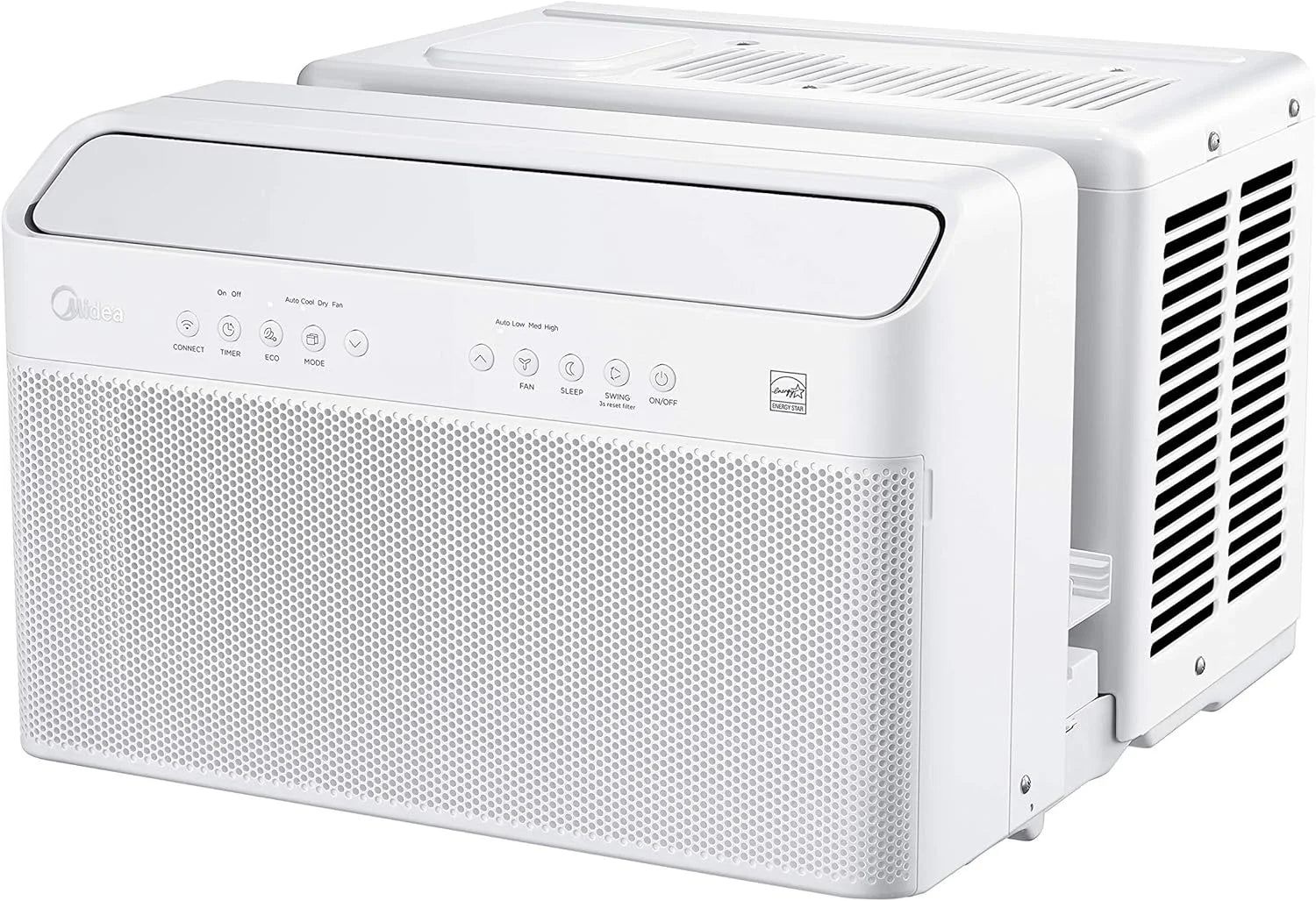 Open Box MIDEA 12,000 BTU 115 -Volts Window Air Conditioner MAW12V1QWT - White