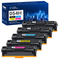 054H 054 CRG054 Compatible for Canon 054H with Chip Color Image Class MF644Cdw MF641Cw MF642Cdw LBP622Cdw LBP620 MF643Cdw Toner (2*Black Yellow Cyan Magenta, 5-Pack)