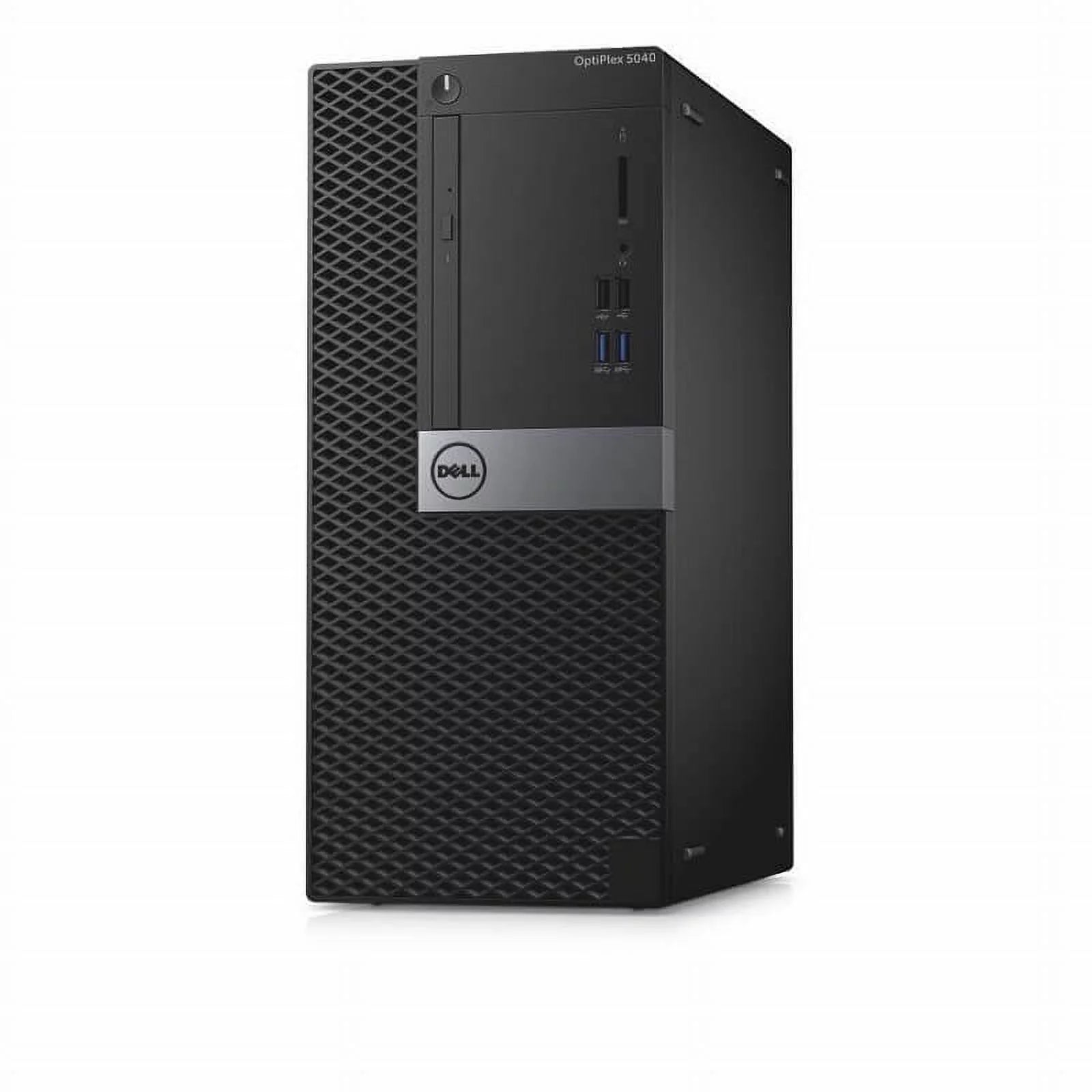 used Dell OptiPlex 5040 MiniTower Intel Core i5-6500 3.2GHz up to 3.6GHz 16GB 500GB SSD Win 10 Pro