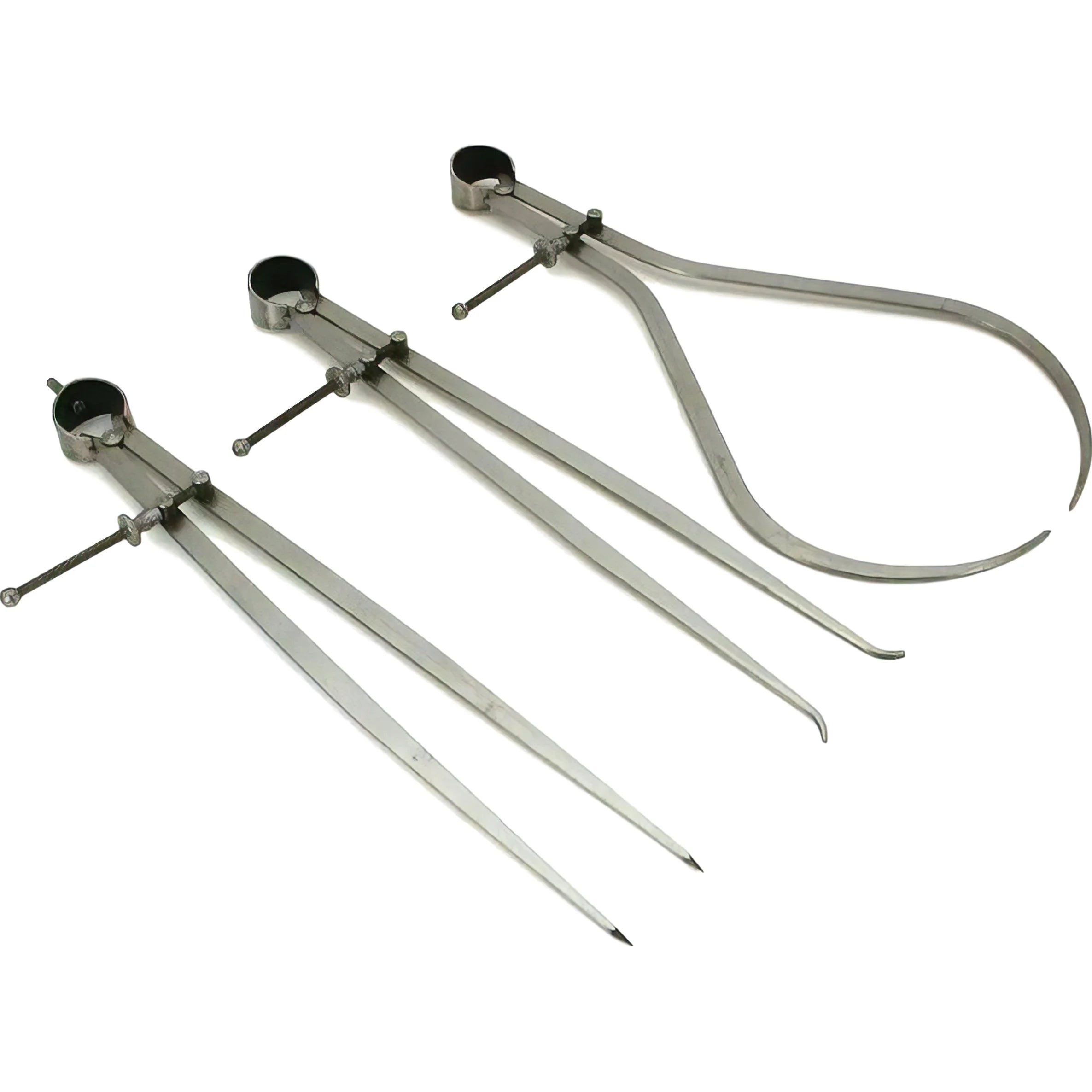 3 Piece 12 Inch Long Spring Caliper Set [12-inch]