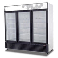 82 in. 72.0 cu. ft. Competitor Series Merchandiser Freezer, White & Black