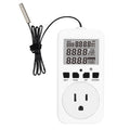 Versatile Digital Thermostat Plug Socket - 110V 15A - Reptile Temperature Controller - Heating and Cooling Control - Ideal for Incubators, Brewing, Greenhouses, Terrariums, and Heat Mats