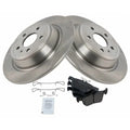 Rear Posi Ceramic Brake Pads & Rotor Kit For Ford Escape Fusion Lincoln MKC MKZ