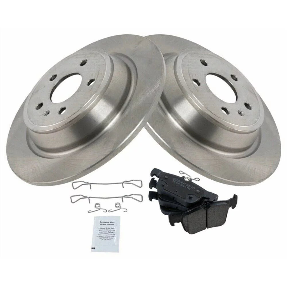 Rear Posi Ceramic Brake Pads & Rotor Kit For Ford Escape Fusion Lincoln MKC MKZ